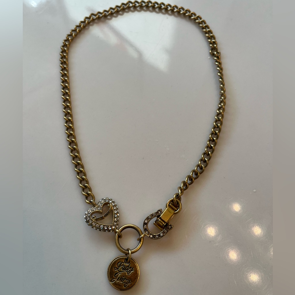 Juicy Couture Gold Lady Juicy Necklace